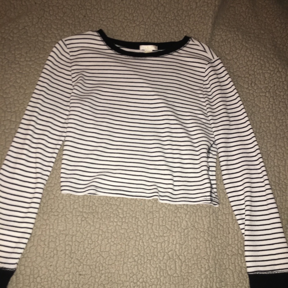 cropped stripped top!
